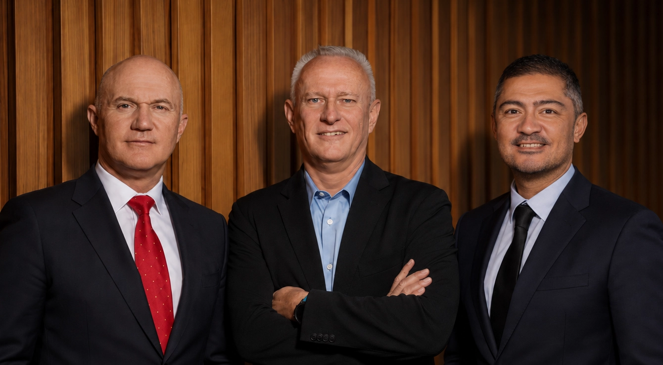 Estienne de Klerk, Norbert Sasse and Jose Snyders